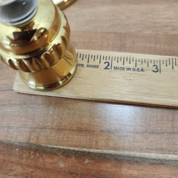 Set of 2 Partylite Gold Tone Brass Taper Candlestick Candleholders 7” - Picture 12 of 12